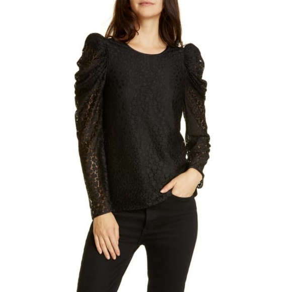 Kate Spade BNWT Flora Leopard Lace Blouse - Picture 4 of 7